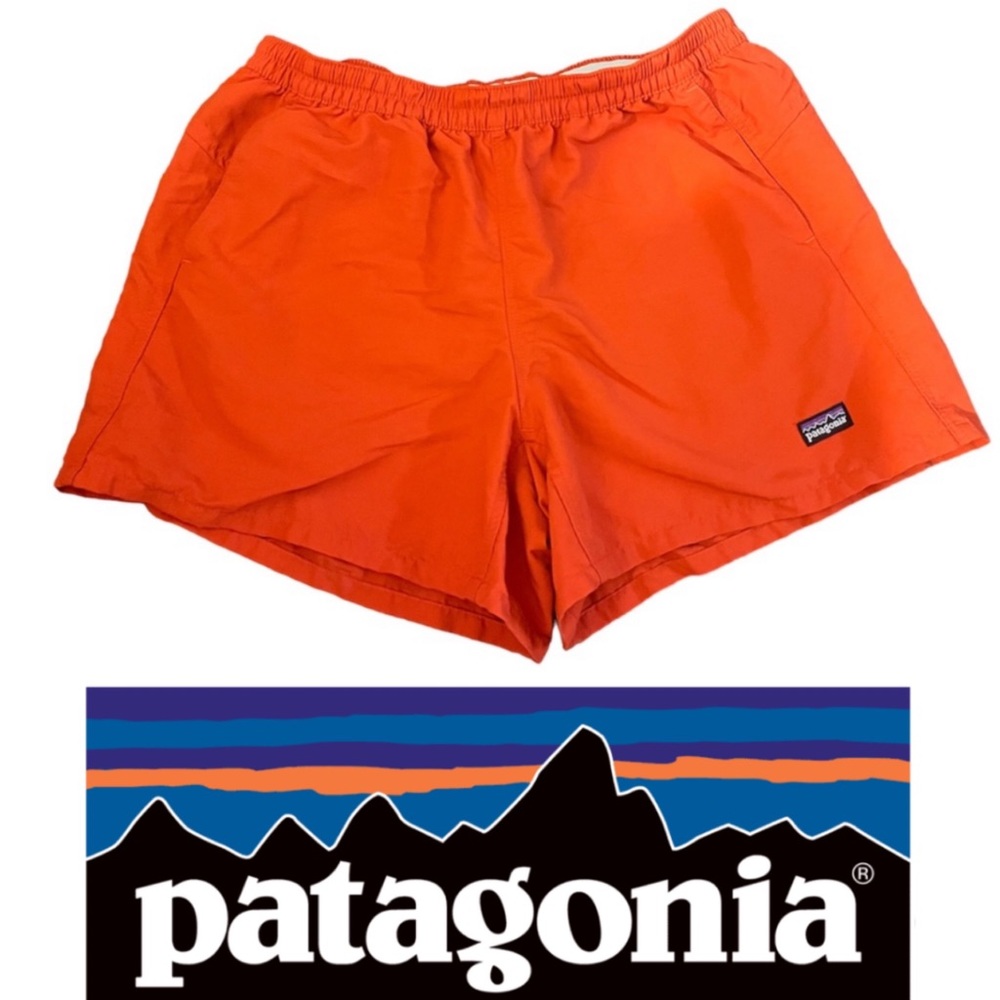 Patagonia Women’s Barely Baggie Shorts size Small. Hardly worn. Deep orange.